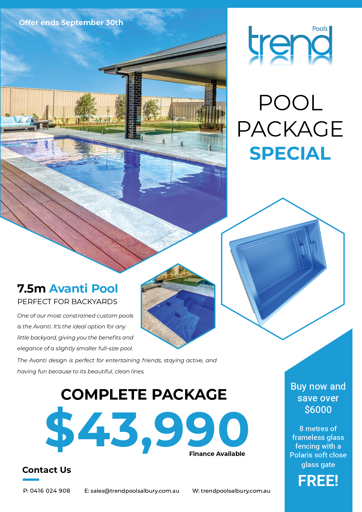 Heritage Pool Package SPecial