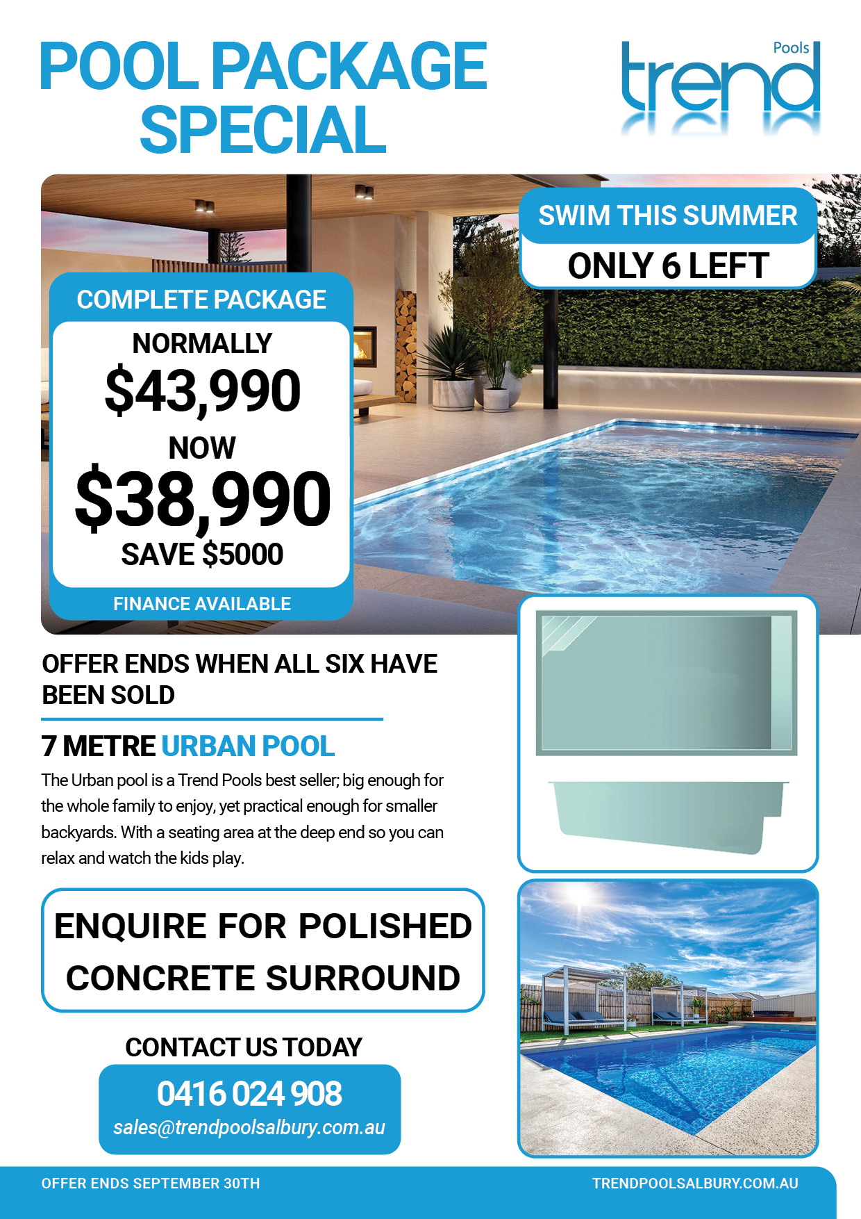 Heritage Pool Package SPecial