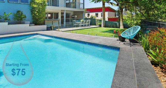 Midnight Granite Pool Coping at Trend Pools Albury Wodonga